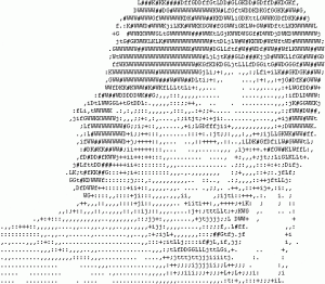 convert your picture to ascii text art