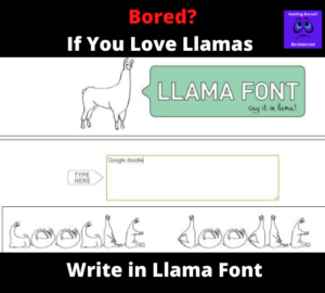 Llama font 