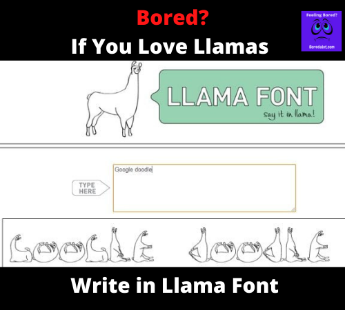 Read more about the article Llama Font Writing