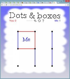 dots and boxes game