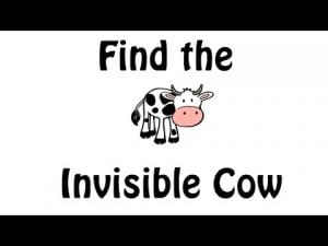 invisible cow game