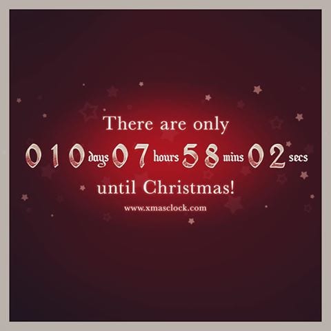 Read more about the article Christmas Clock Countdown