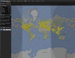 WORLD FLIGHT MAP