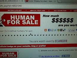 human for sale