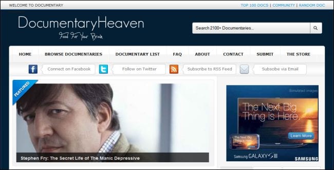 Read more about the article Documentary Heaven