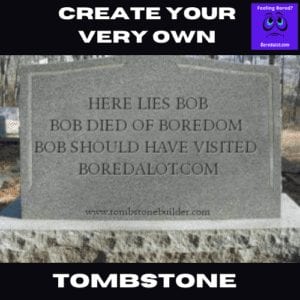 funny tombstone maker 