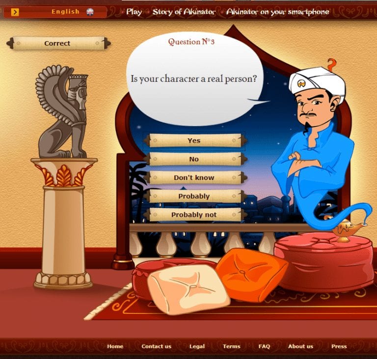 akinator the genie game to play