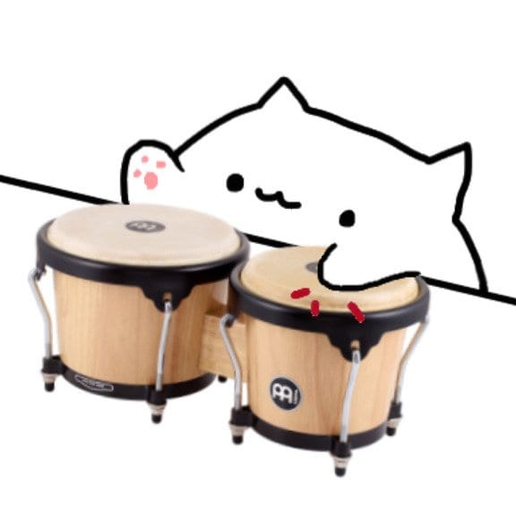 bongo cat plush