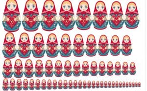 shrinking russian dolls