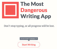 most dangerous writing app