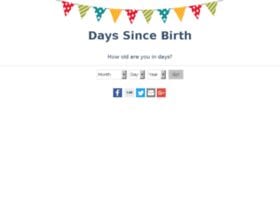 Read more about the article Days Since Birth