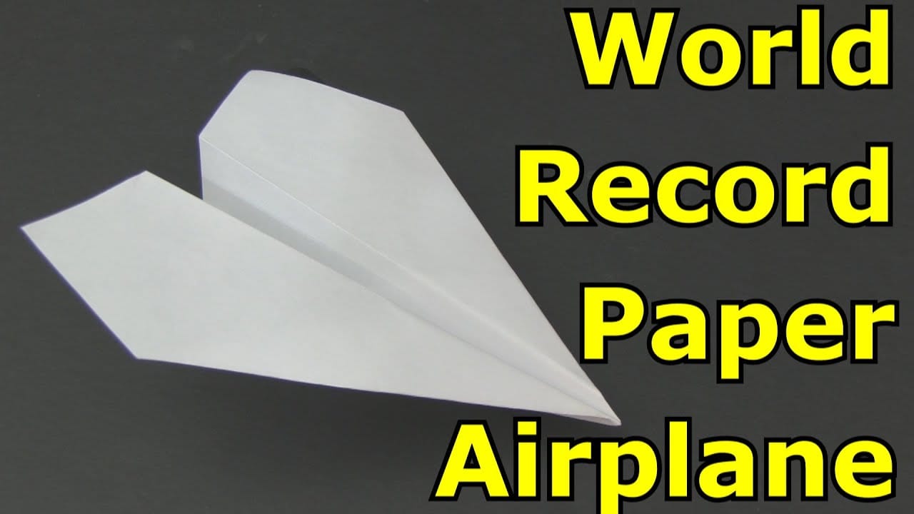 record paper plane