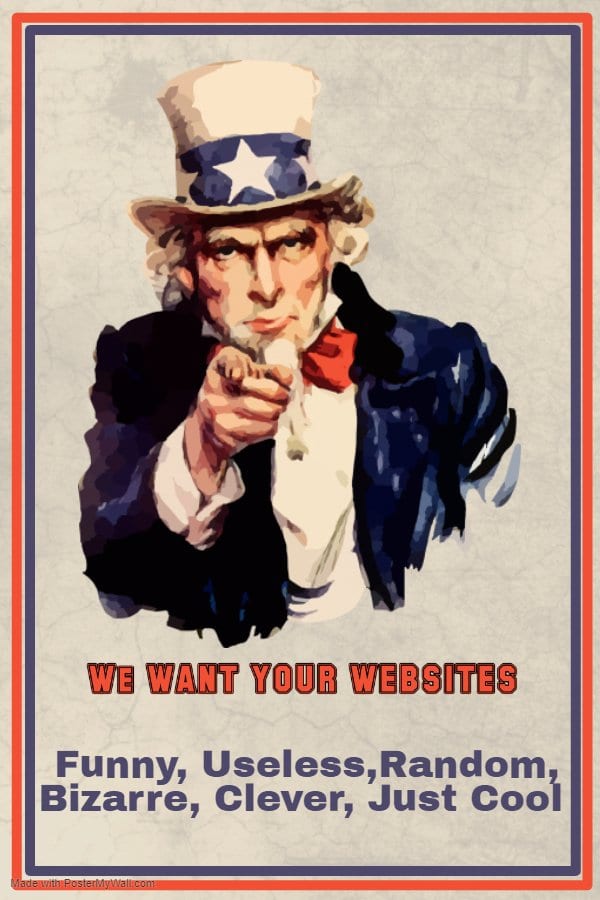 Read more about the article We Want Your Funny and Useless Websites