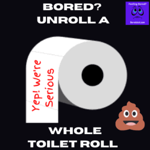 toilet paper unrolling