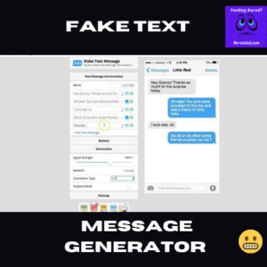 Fake text message generator