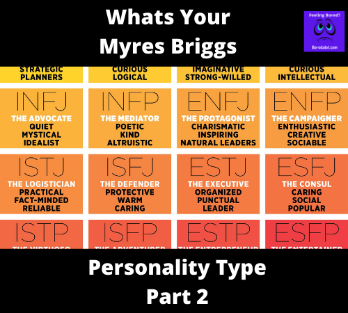 Read more about the article What’s Your Personality Type Based on the Myers-Briggs Test—Part 2